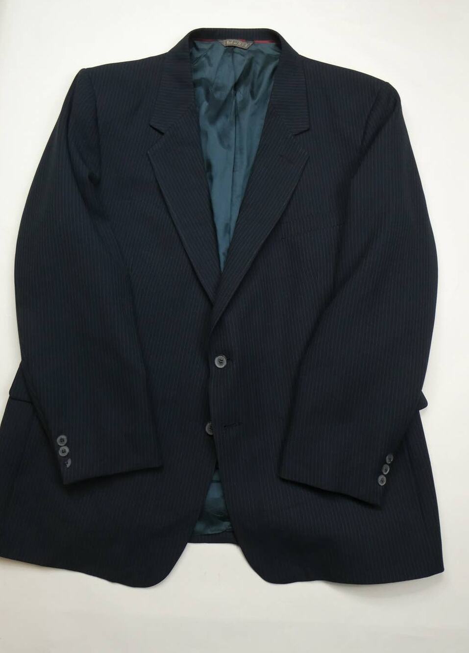 Levi Strauss & Co Business Class suit jacket, sport coat, navy stripe, 48R